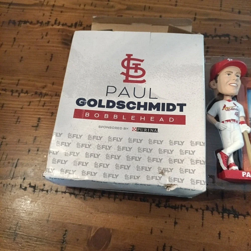 St Louis Cardinals Paul Goldschmidt Purina Picture Frame Bobblehead SGA A6